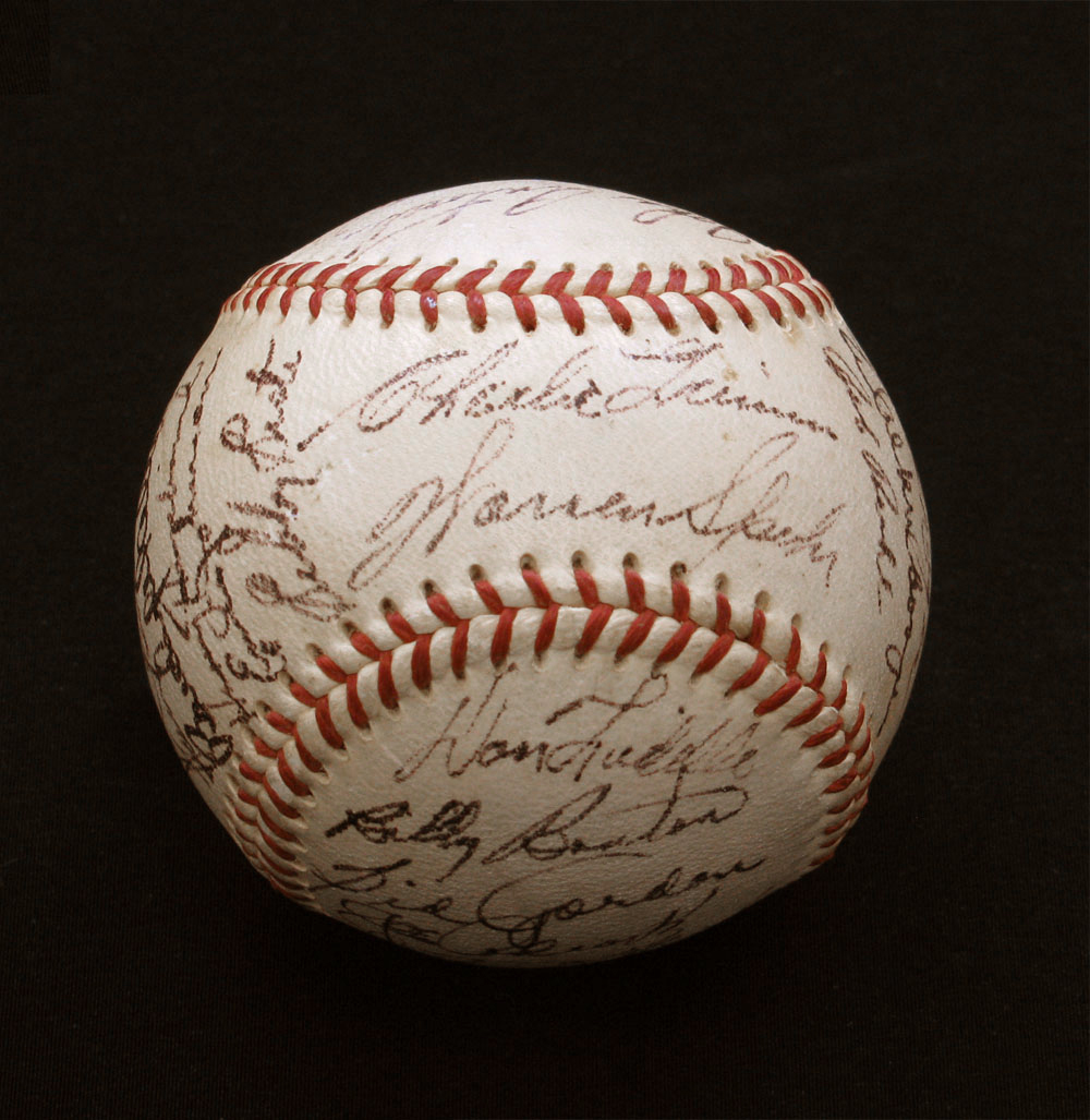 1953 Milwaukee Braves Team Signed Baseball 26 Sigs EBay