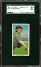 1910 T206 Piedmont Ed Summers SGC 50  