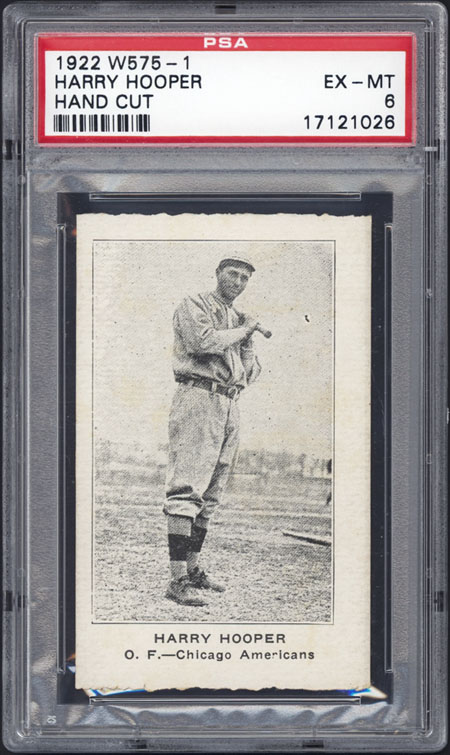 1921 22 W575 1 Harry Hooper PSA 6  