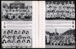 ORIGINAL 1947 AAGPBL Racine Belles Yearbook  