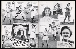 ORIGINAL 1948 AAGPBL Racine Belles Yearbook  