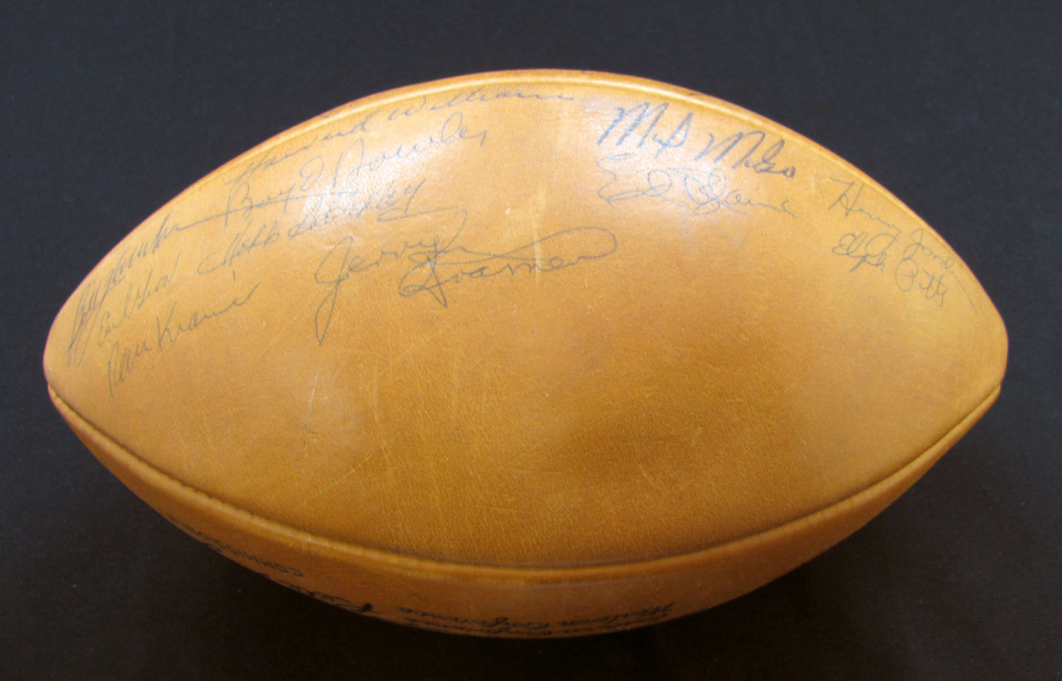 1962 Green Bay Packers Team Signed Football 40 Sigs