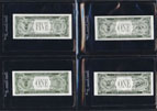 of the bills are placed in individual card saver semi rigid holders 4 