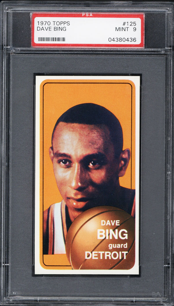 1970 71 Topps #125 Dave Bing PSA 9  