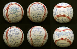 1972 California Angels team signed baseball (30 sigs)  