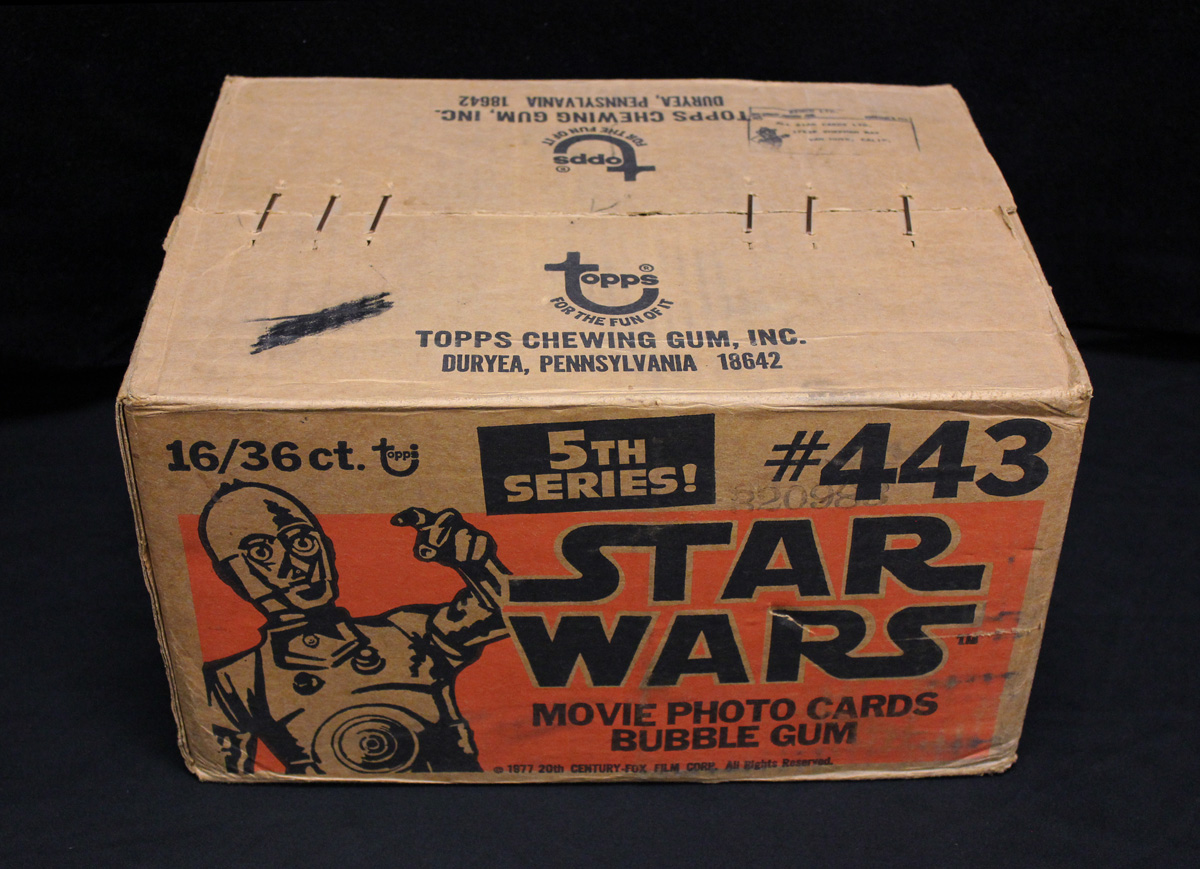 unopened star wars cards