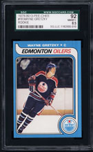 1979 80 O Pee Chee #18 Wayne Gretzky SGC 92  