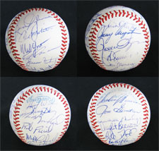 1982 Milwaukee Brewers Team signed Baseball 29 sigs  