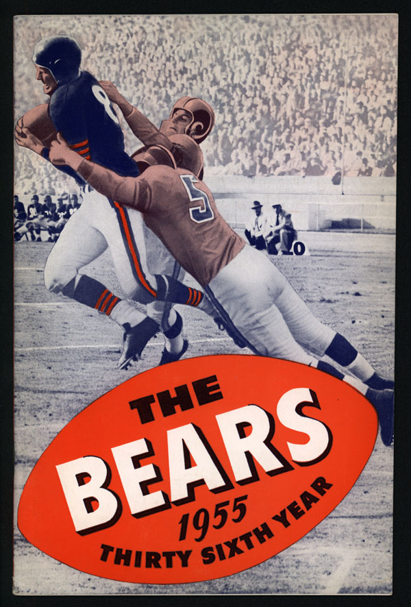 Collection of Chicago Bears Media Guides 1955 1959  