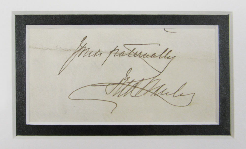 Pre 1893 Lord Stanley Autograph/Signature PSA/DNA + JSA  